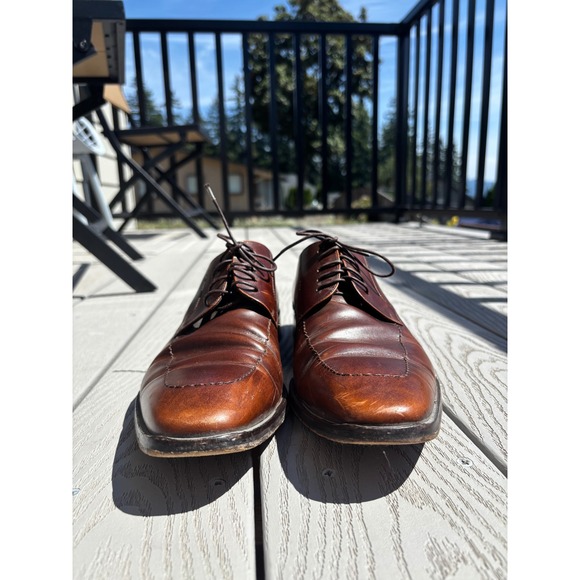 To Boot Brown Leather Oxfords - Picture 5 of 10